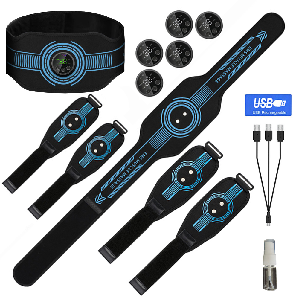 Home Gym Essentials - USB Rechargeable Abdominal Muscle Trainer Abdominal