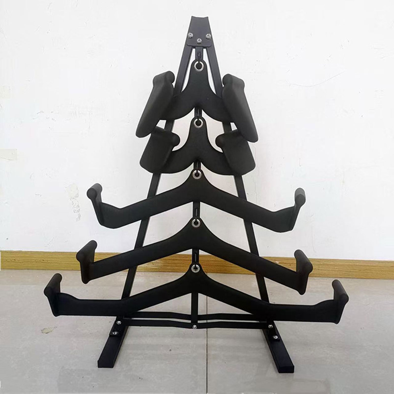 Home Gym On Wall - Lat Pull Down Bar Organizer with