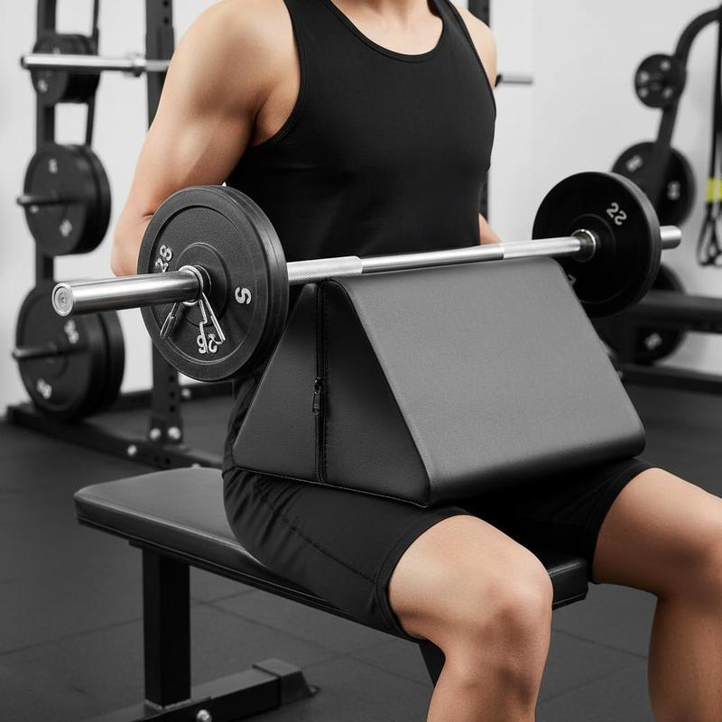 Home Gym For Small Spaces - Bicep Training Cushion 7.4x6x13.4in For Home