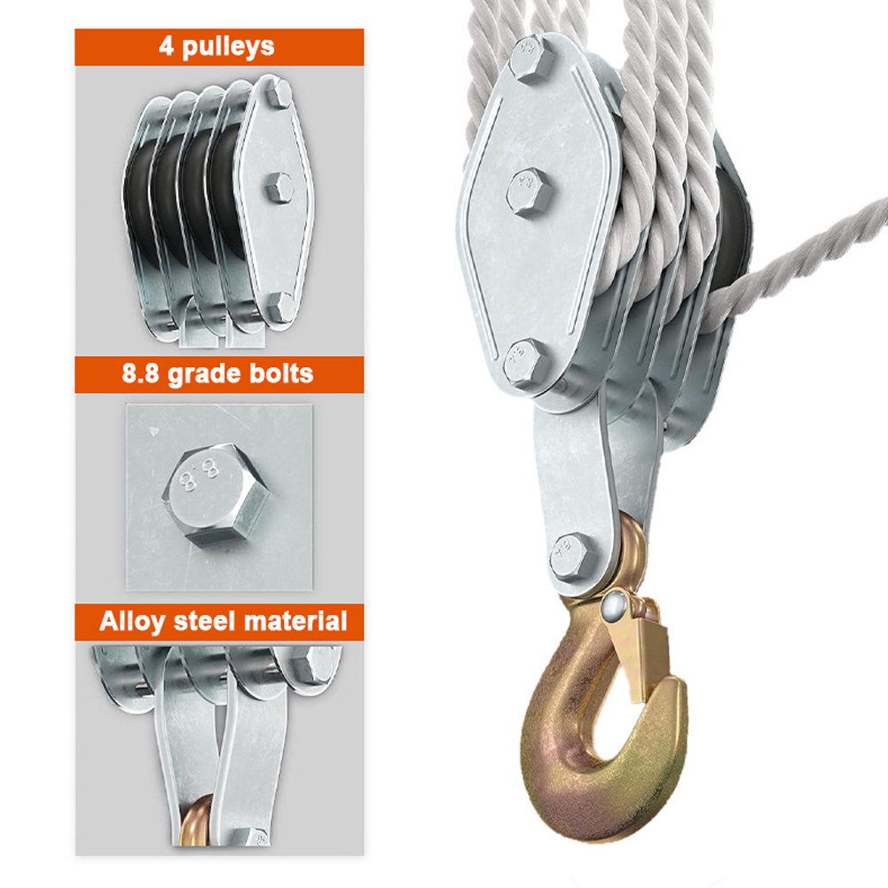 270° Rotatable Rope Pulley Blo - Pull Up Bar Tower 评论和价格