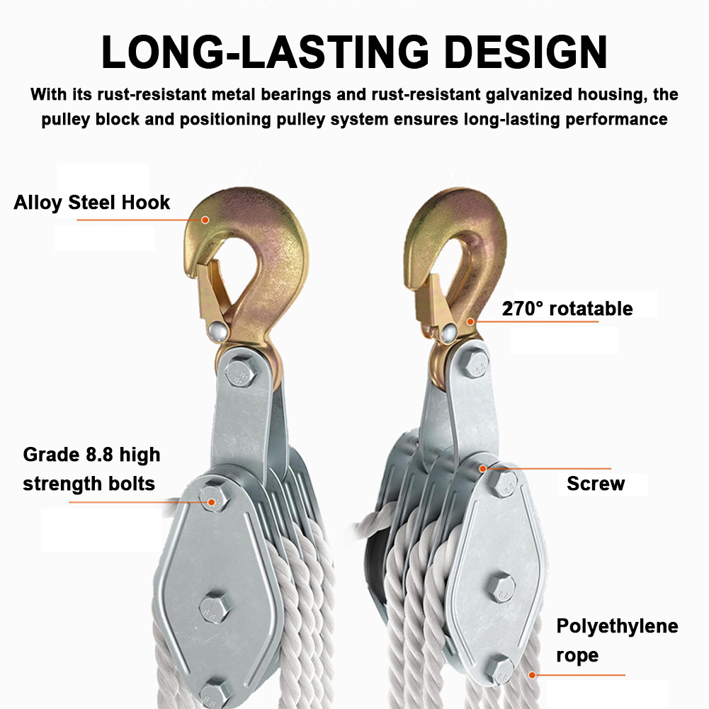 270° Rotatable Rope Pulley Blo - Pull Up Bar Tower 评论和价格