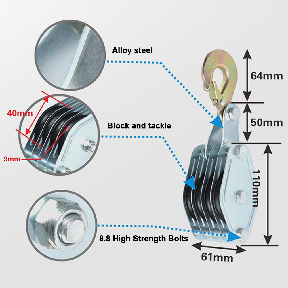 270° Rotatable Rope Pulley Blo - Pull Up Bar Tower 评论和价格