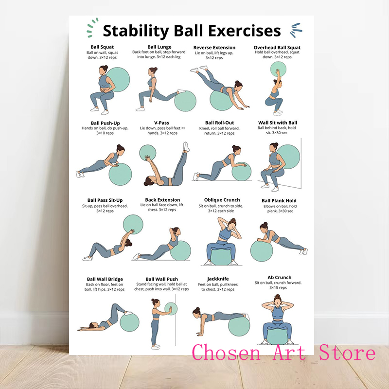 Fitness Exercise Schedule Post - Home Gym On Wall 评论和价格