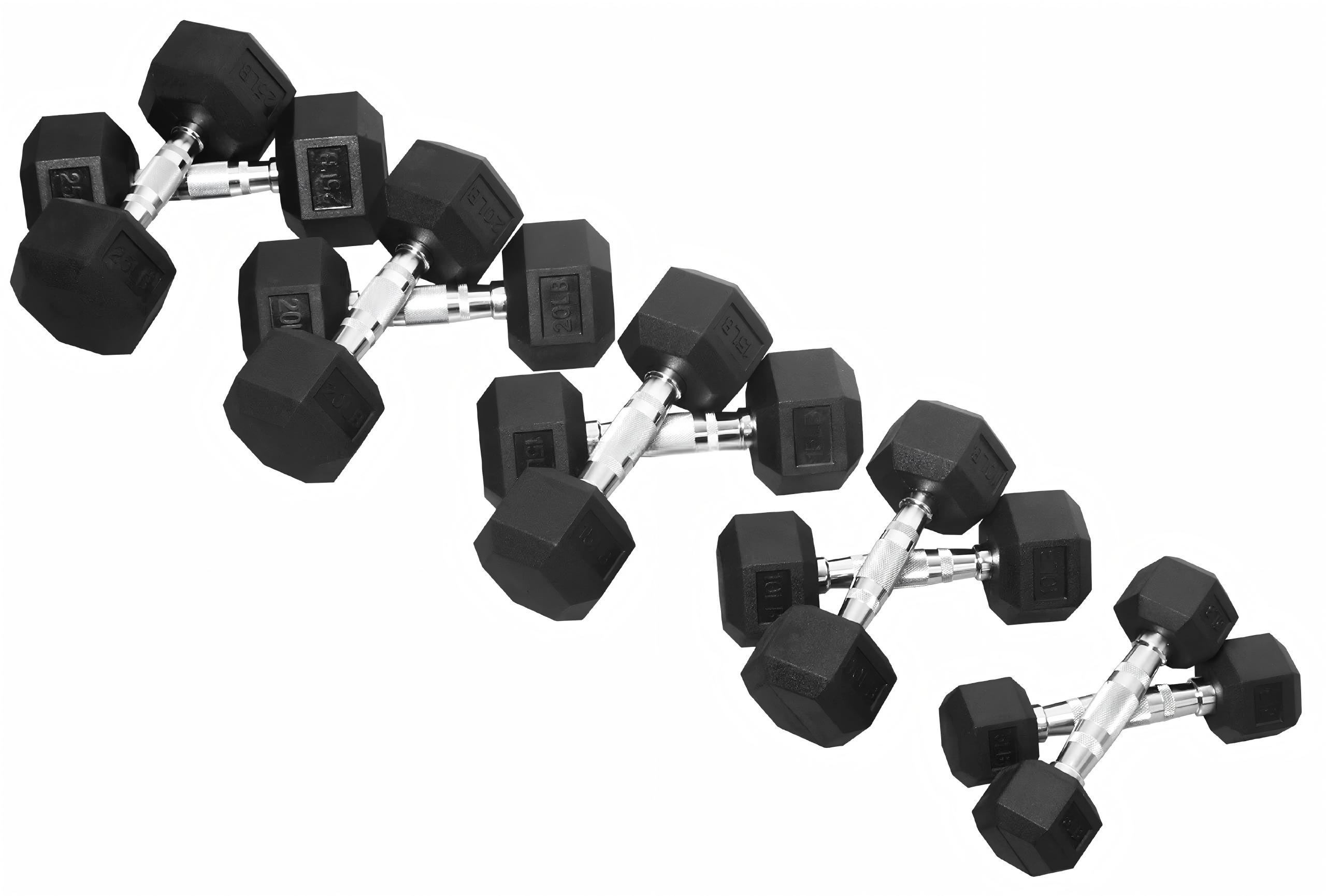 Premium Rubber Coated Hex Dumb - Home Gym Custom 评论和价格