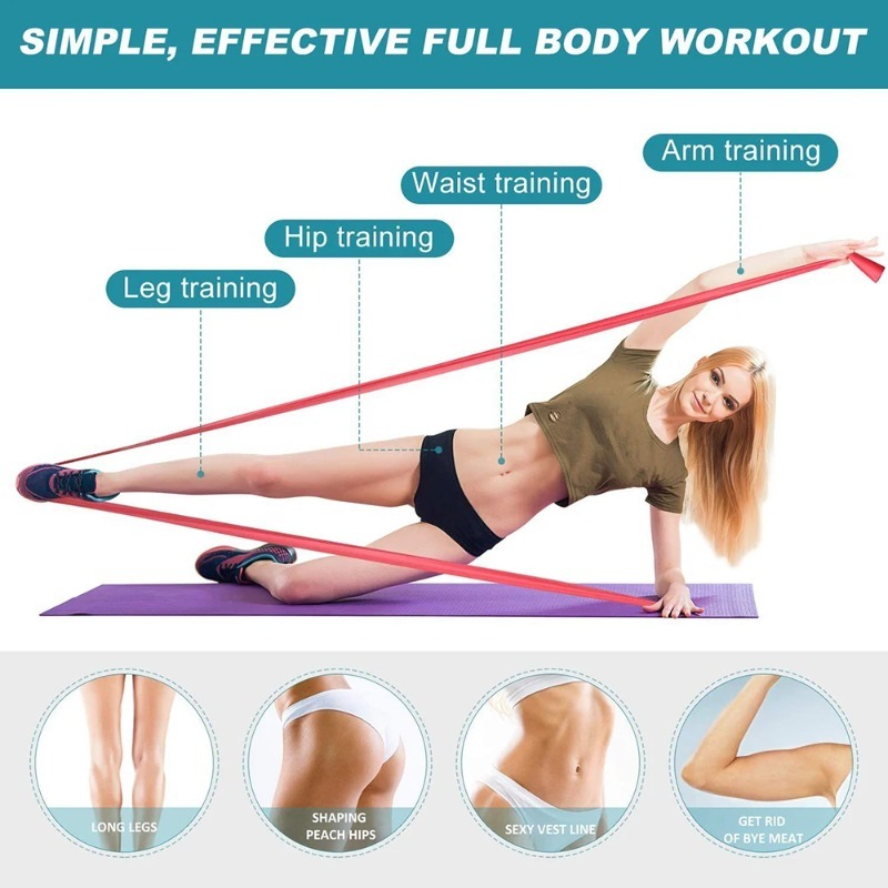 Natural Latex Resistance Bands - Home Gym Resistance Machine 评论和价格