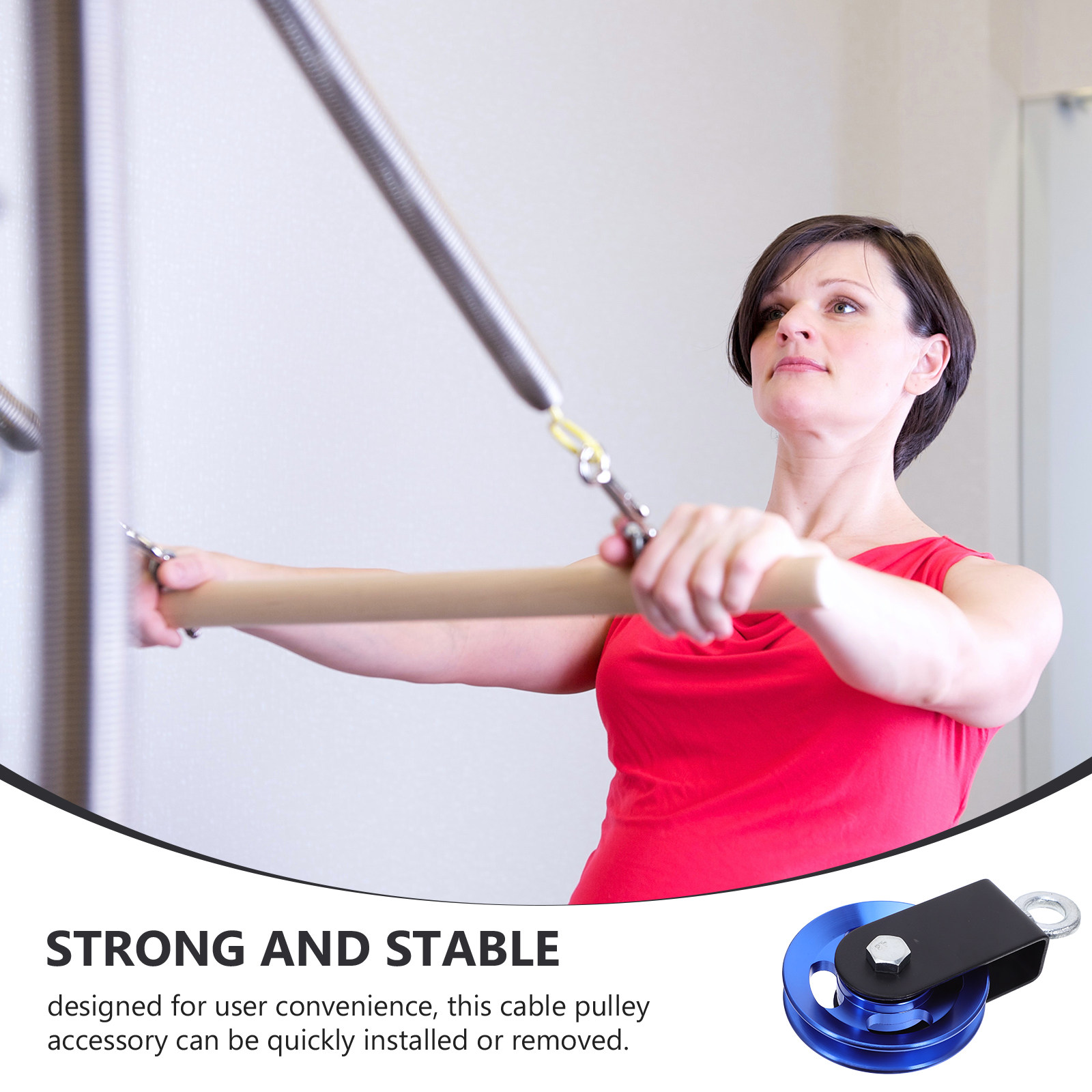 Blue Aluminum Cable Pulley Whe - Home Gym Equipment Diy 评论和价格
