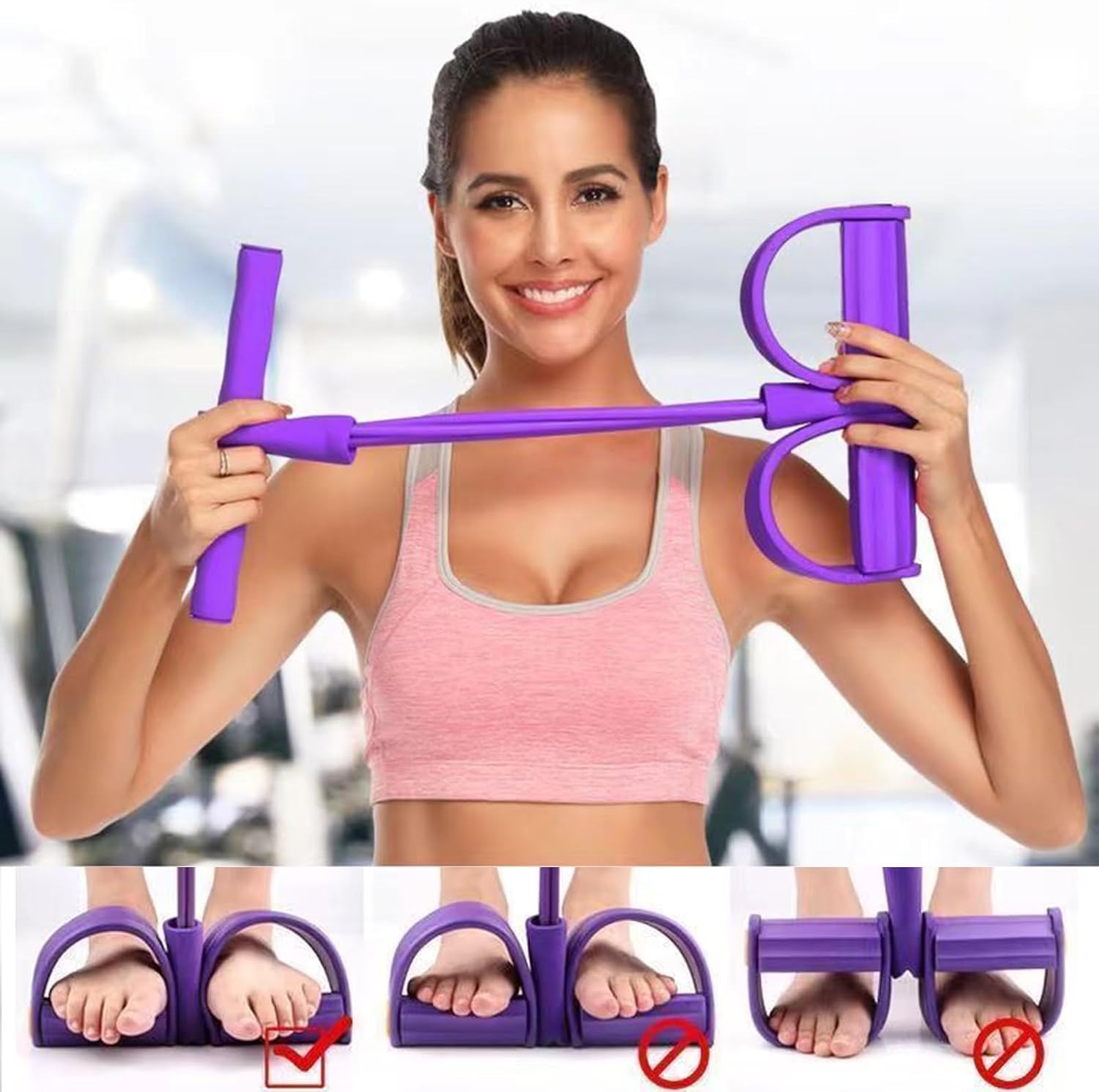 21 Fitness Resistance Bands-6  - Home Gym Resistance Machine 评论和价格