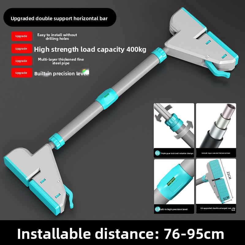 No-Drill Door Frame Pull up Ba - Home Gym Wall Mounted 评论和价格