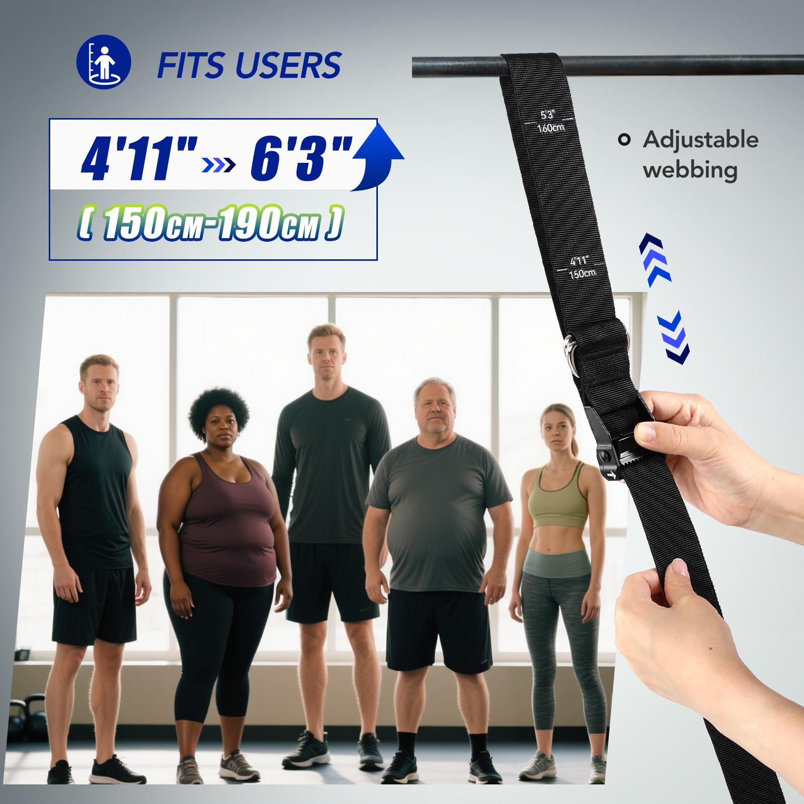 Heavy Duty Pull Up Assist Band - Home Gym Resistance Machine 评论和价格