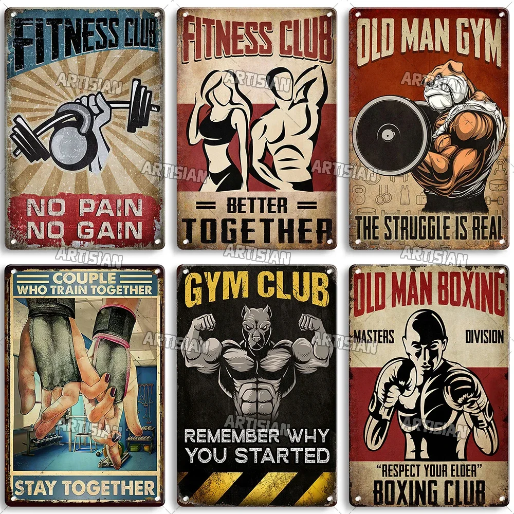 Old Man Gym Club Inspirational - Home Gym On Wall 评论和价格