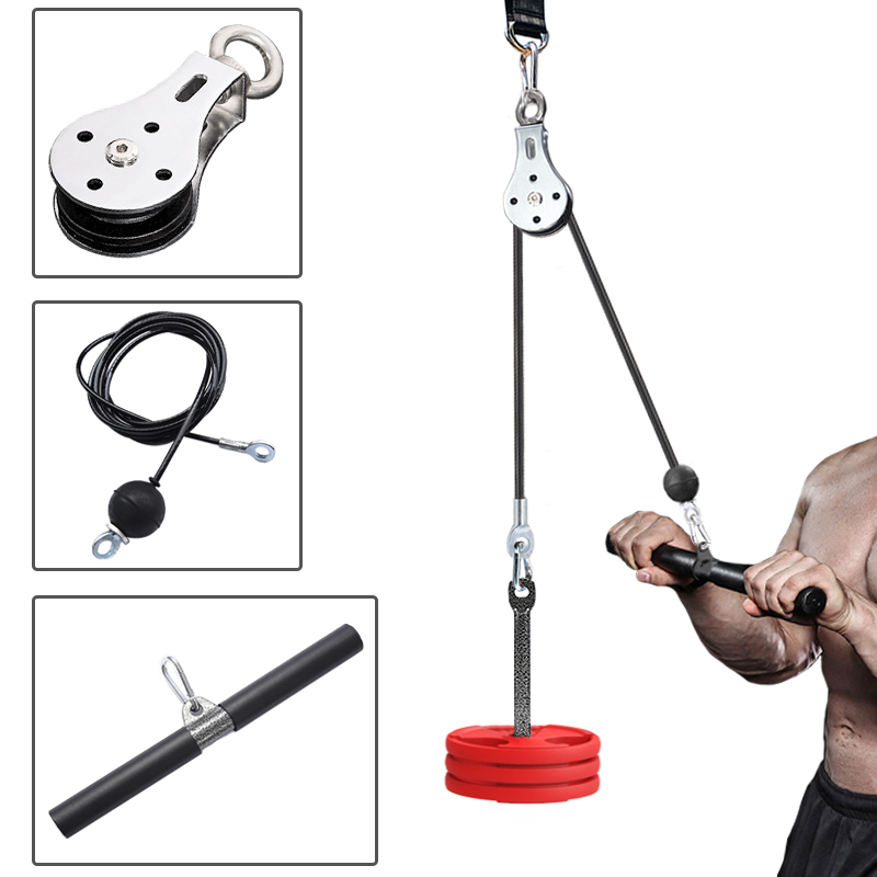 Gym Fitness DIY Pully Cable Ma - Home Gym Equipment Diy 评论和价格