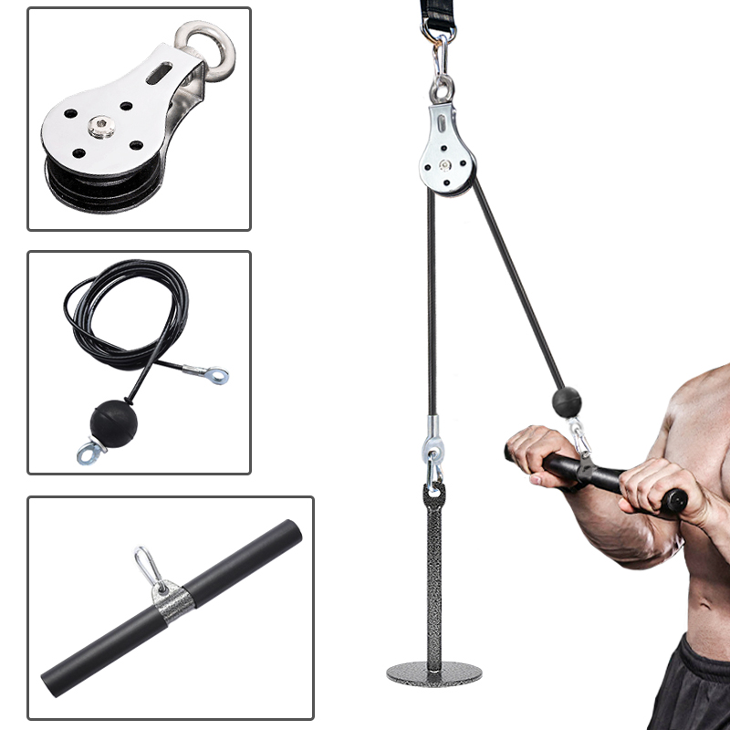 Gym Fitness DIY Pully Cable Ma - Home Gym Equipment Diy 评论和价格