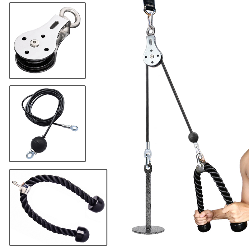 Gym Fitness DIY Pully Cable Ma - Home Gym Equipment Diy 评论和价格