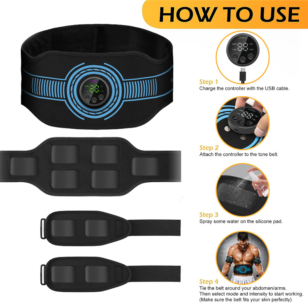 USB Rechargeable Abdominal Mus - Home Gym Essentials 评论和价格