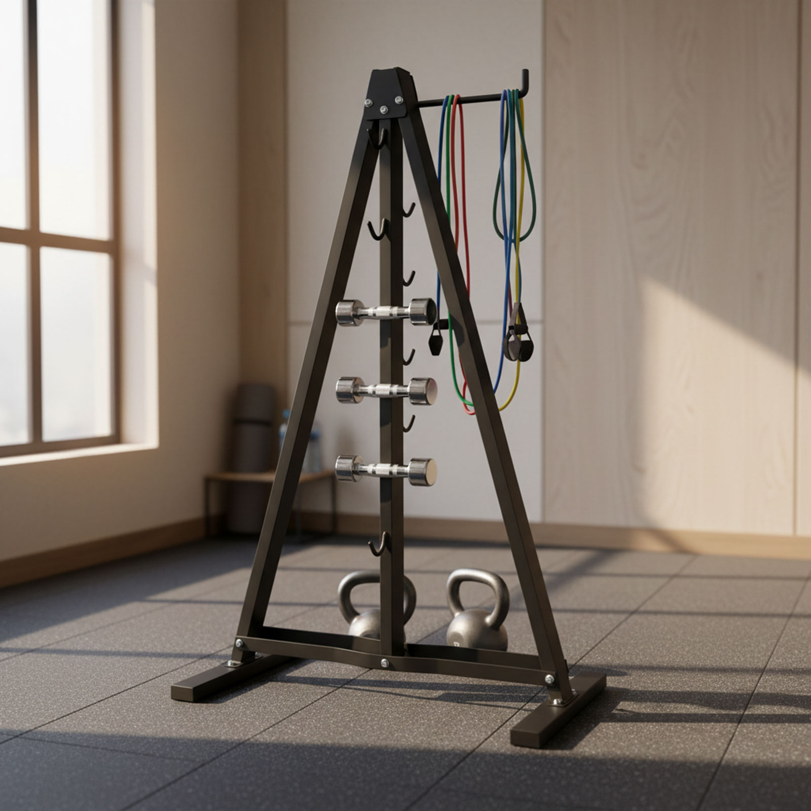 Lat Pull Down Bar Organizer wi - Home Gym On Wall 评论和价格