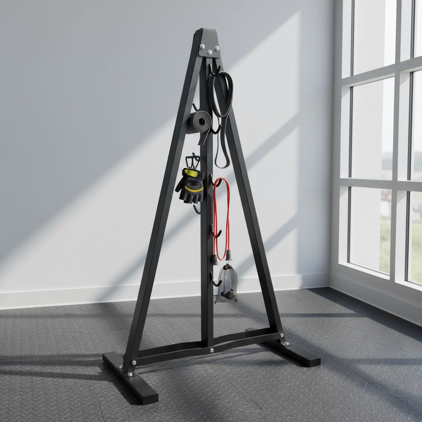 Lat Pull Down Bar Organizer wi - Home Gym On Wall 评论和价格