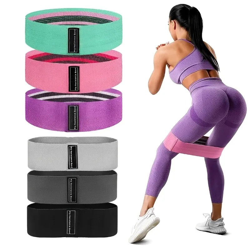3Pcs Fabric Resistance Hip Boo - Home Gym Resistance Machine 评论和价格