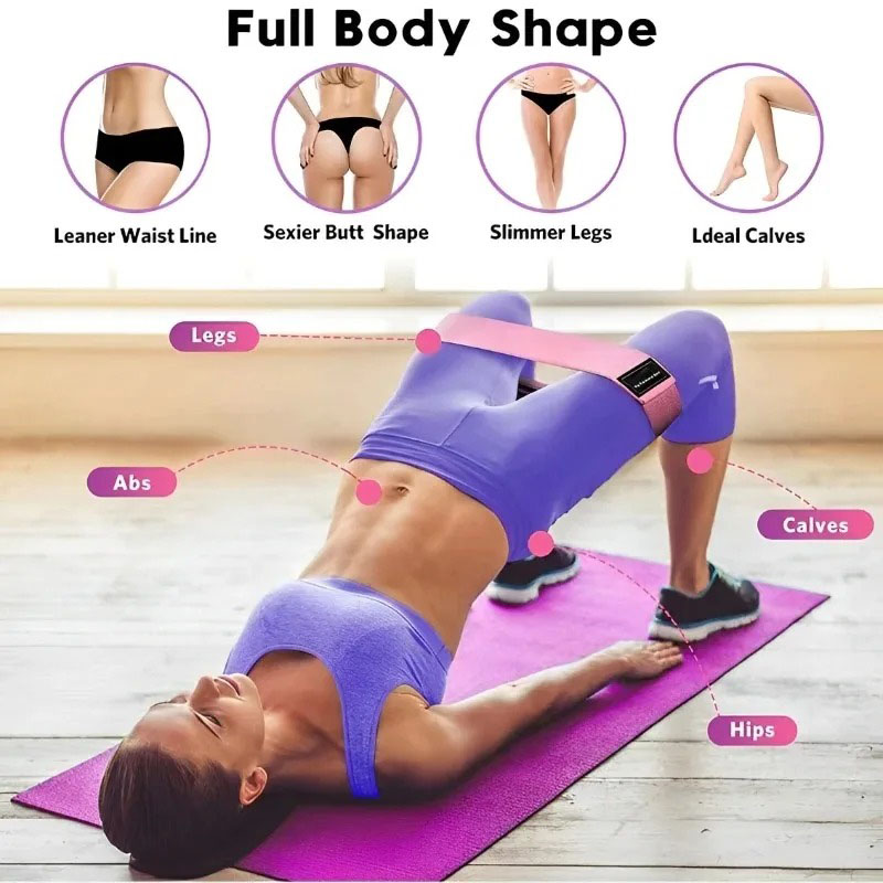 3Pcs Fabric Resistance Hip Boo - Home Gym Resistance Machine 评论和价格
