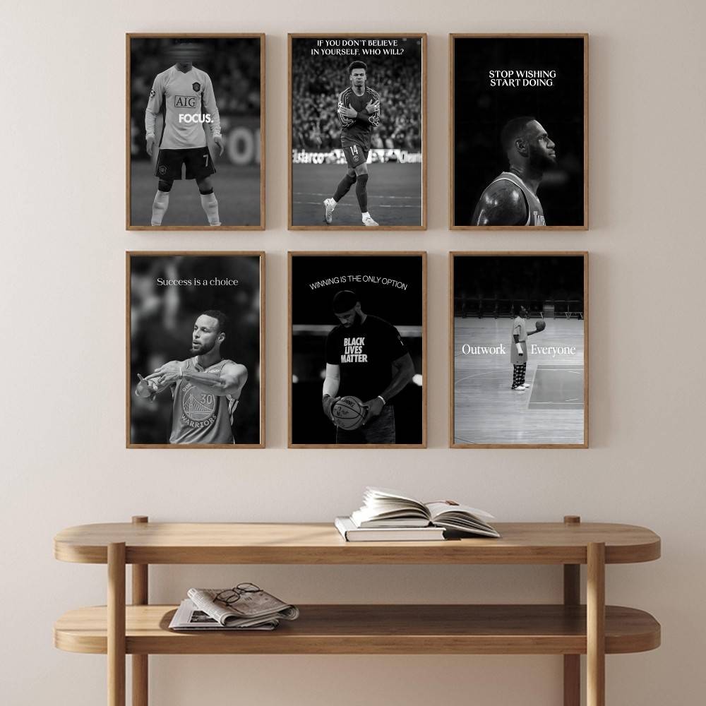 Athlete Inspirational Quotatio - Home Gym On Wall 评论和价格