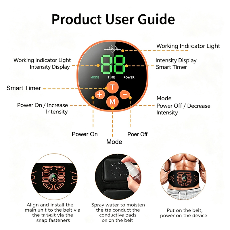 Abdominal Toning Belt Smart Ab - Home Gym Essentials 评论和价格