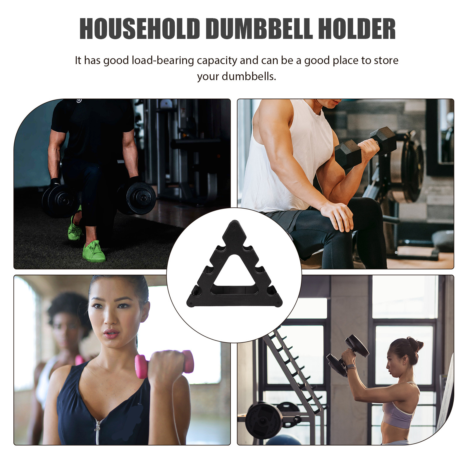 Three Level Dumbbell Stand Pla - Home Gym Design Ideas 评论和价格