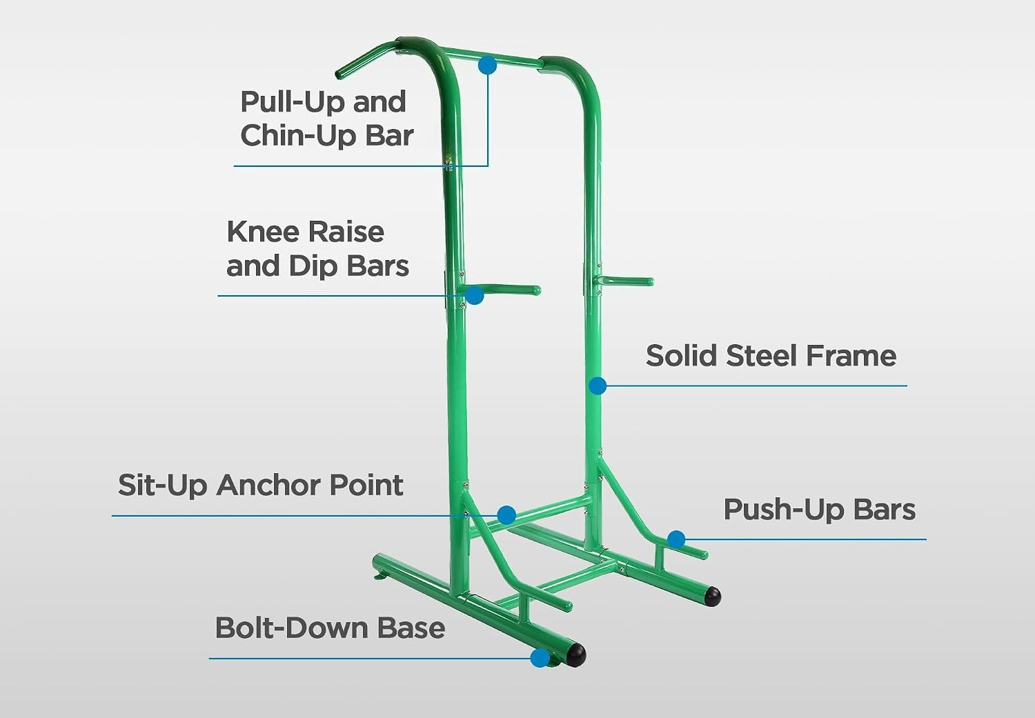 Free Standing Pull Up Bar Towe - Home Gym Workout Equipment 评论和价格