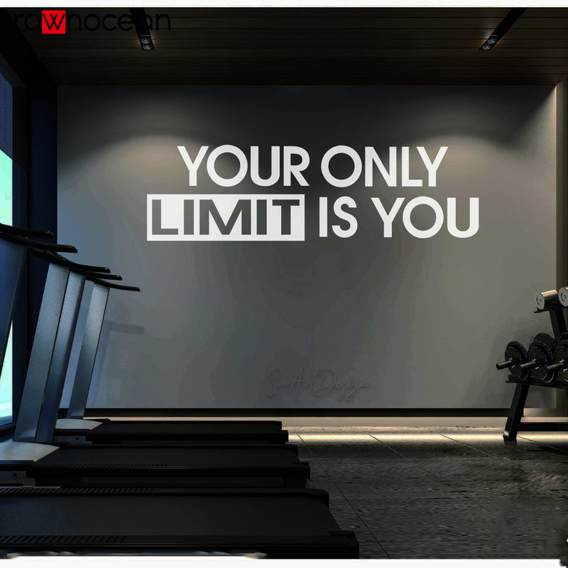 Your only limit is you - Wall  - Home Gym On Wall 评论和价格